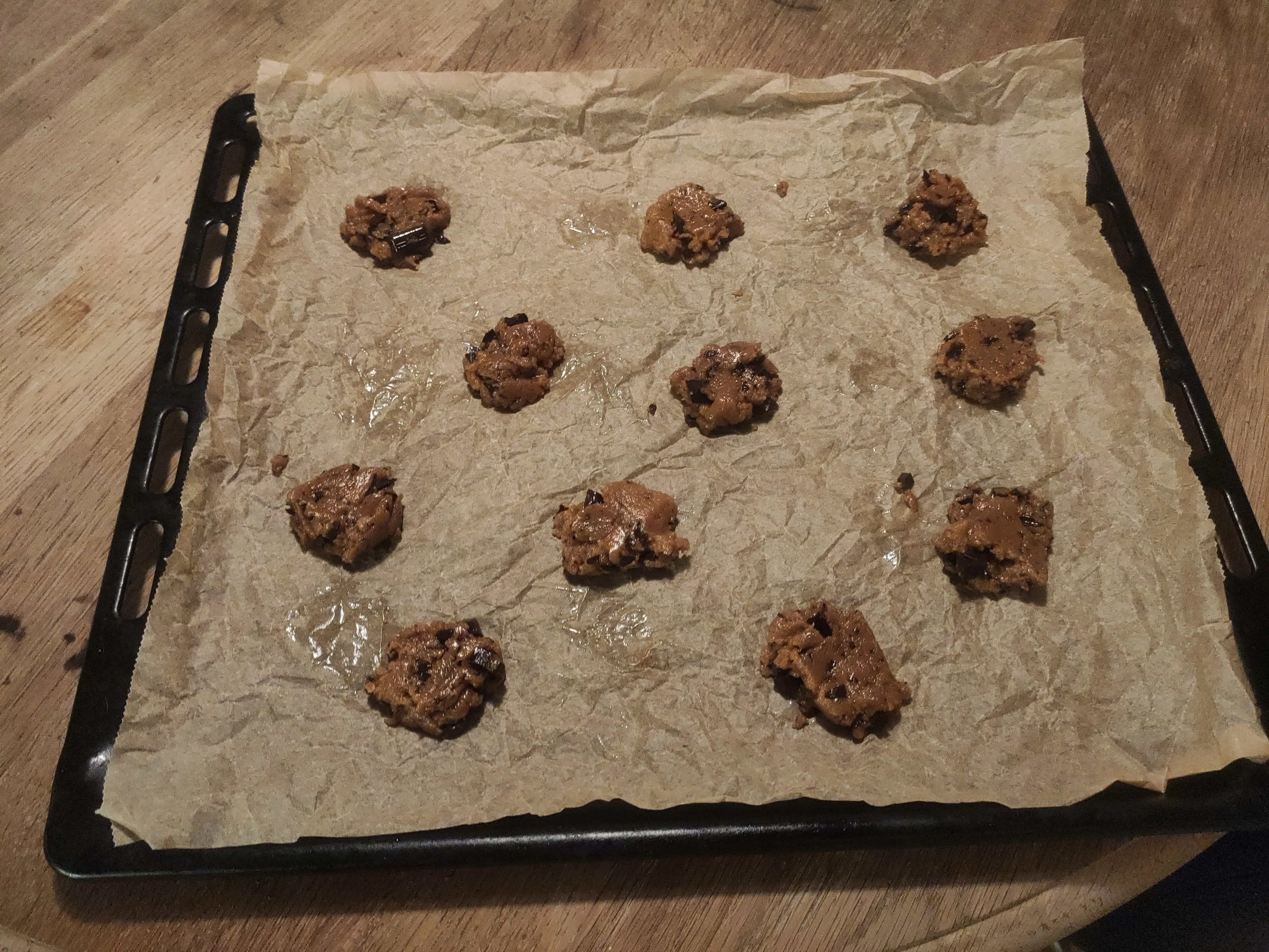 The baking tray