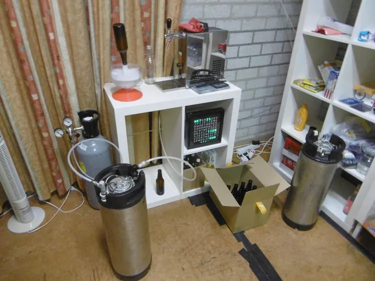 Holymate bottling setup