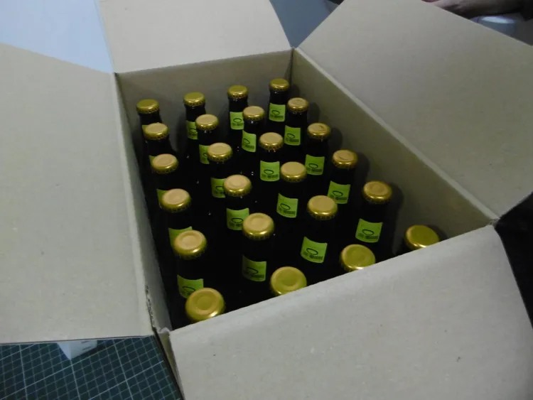 Holymate bottles in box