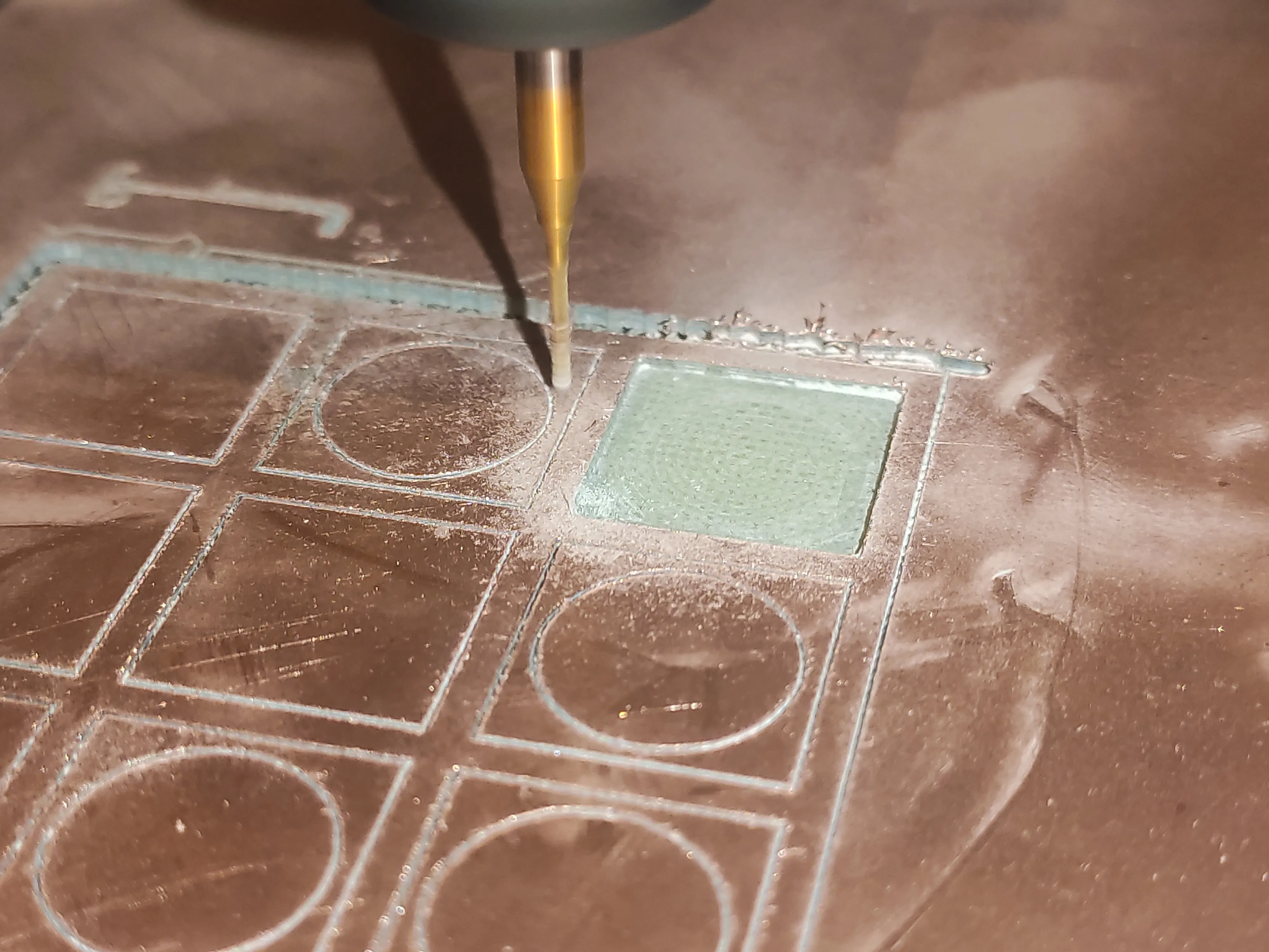 Milling a PCB